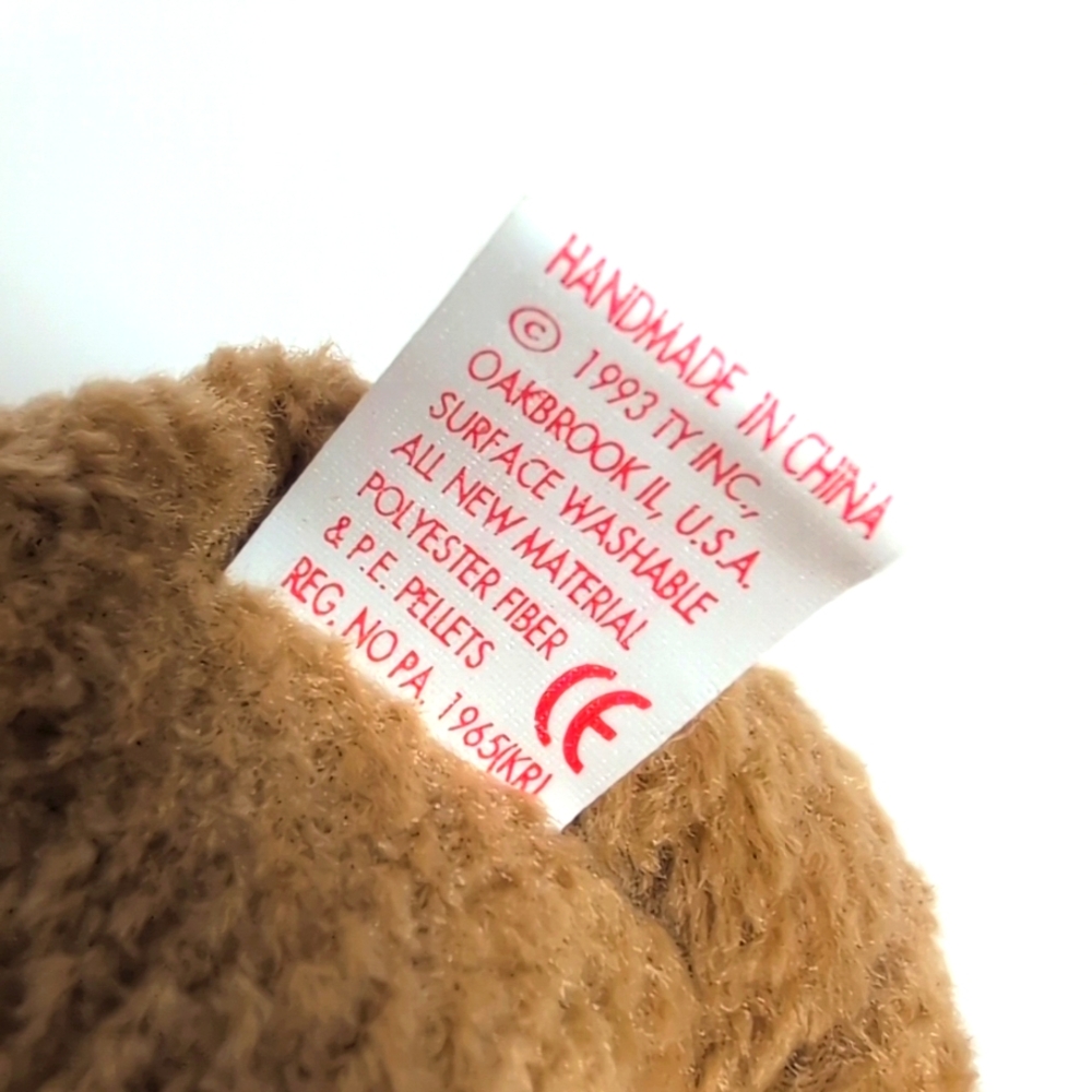 Ty Curly Beanie Baby Vintage 1993 - Picture 7 of 7